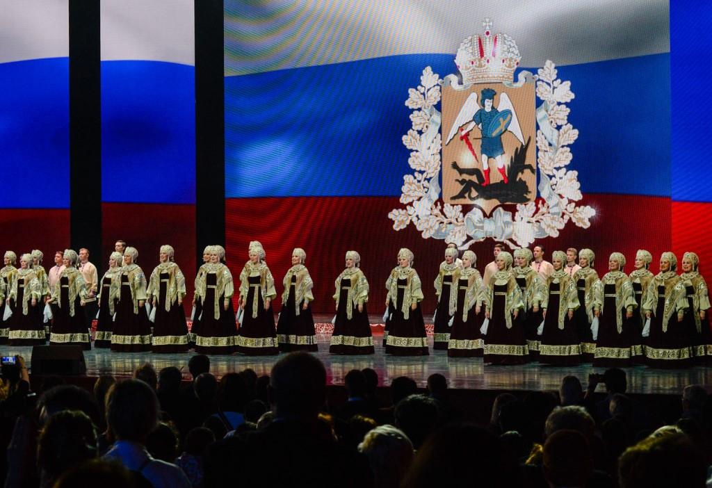 Северный хор впервые выступил с сольным концертом в Кремл